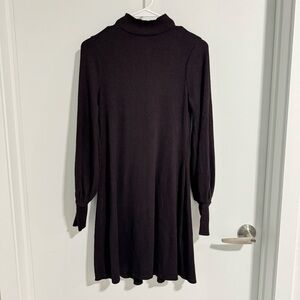 Express purple sweater dress